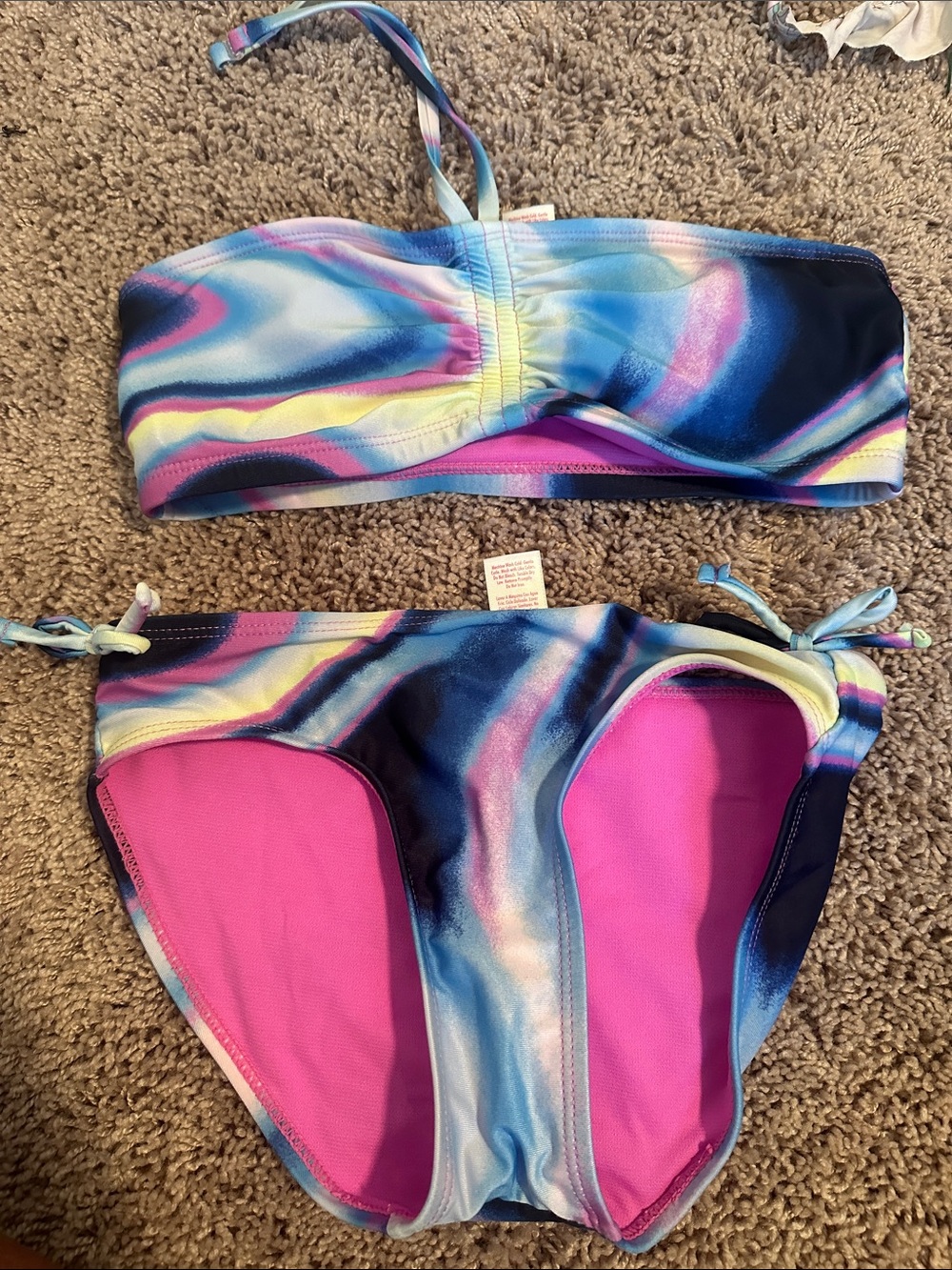 Tie dye bikini justice size 10